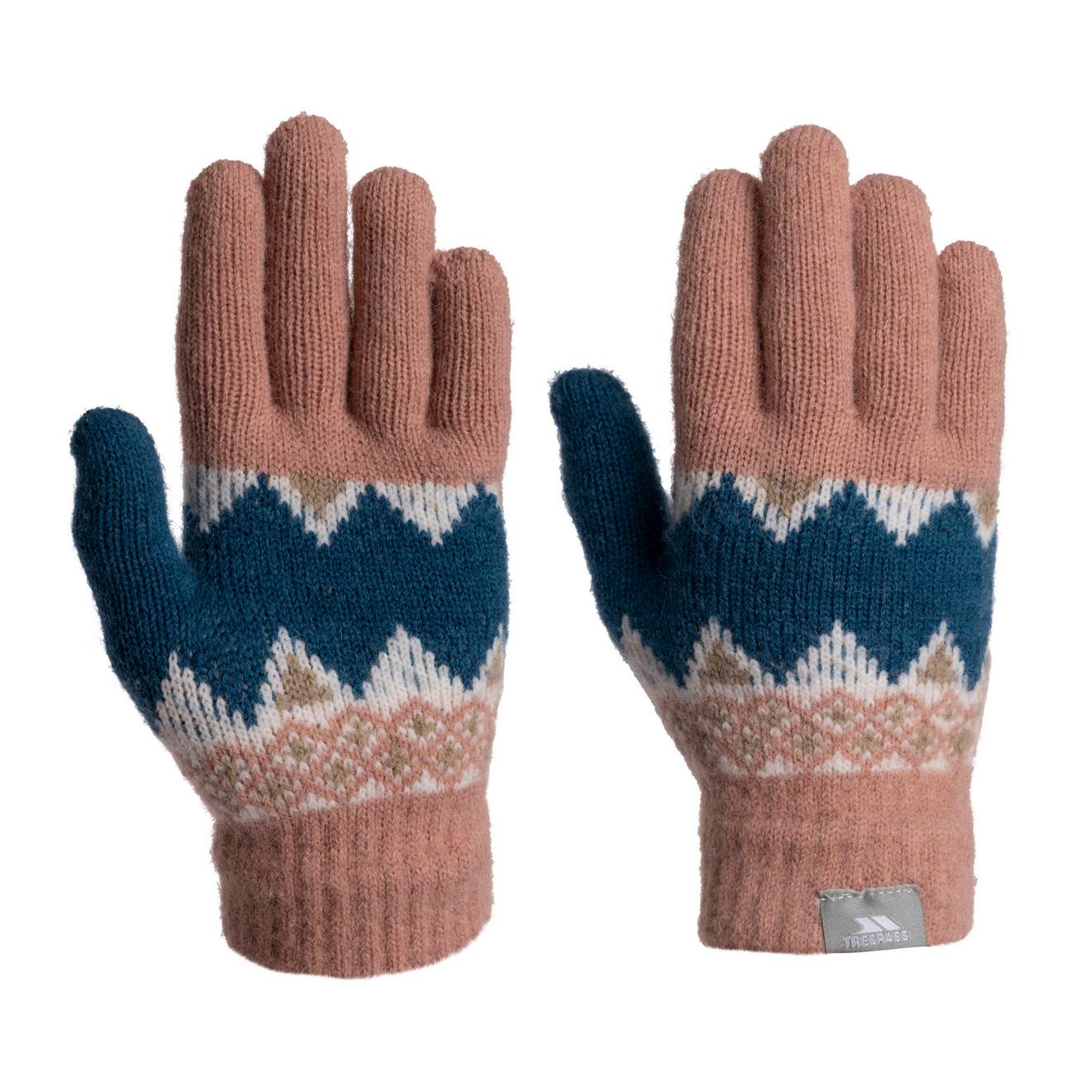 Gants De Ski Synthétique Norta Rose Pâle