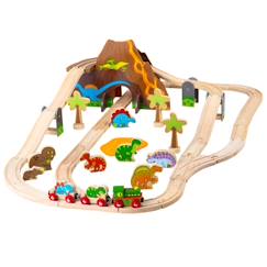 Jouet-Jeux d'imagination-Circuit de train dinosaure