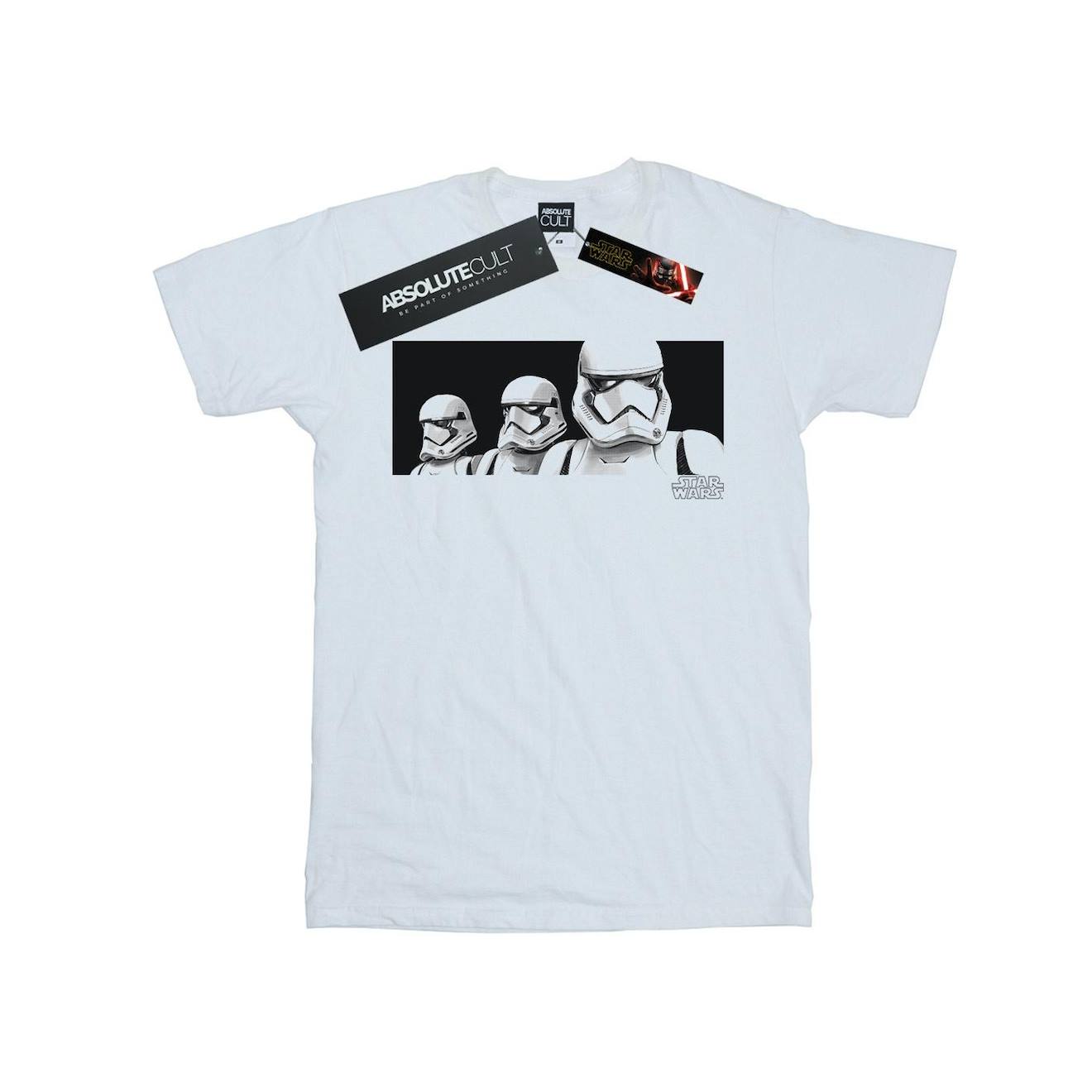 T-shirt Coton Star Wars Troopers Blanc