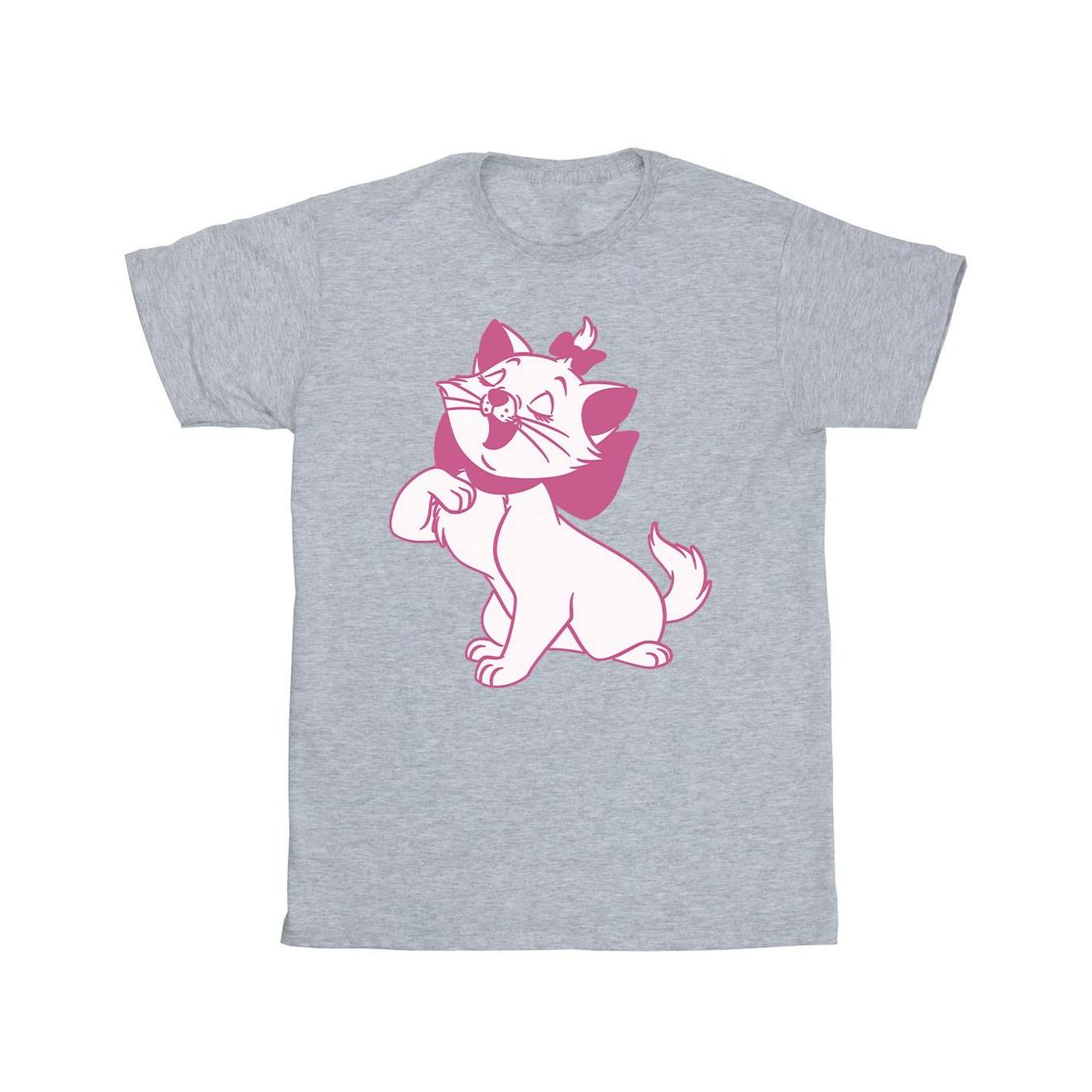 T-shirt Coton Disney The Aristocats Gris Chiné