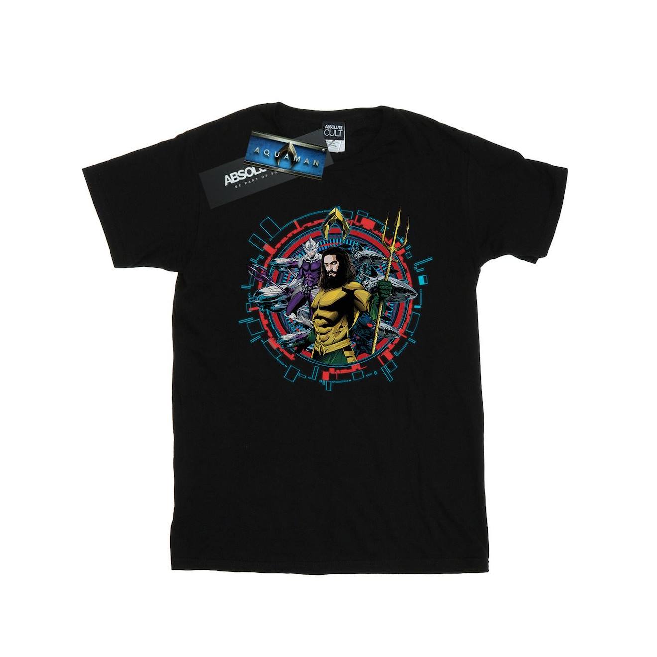 T-shirt Coton Dc Comics Noir