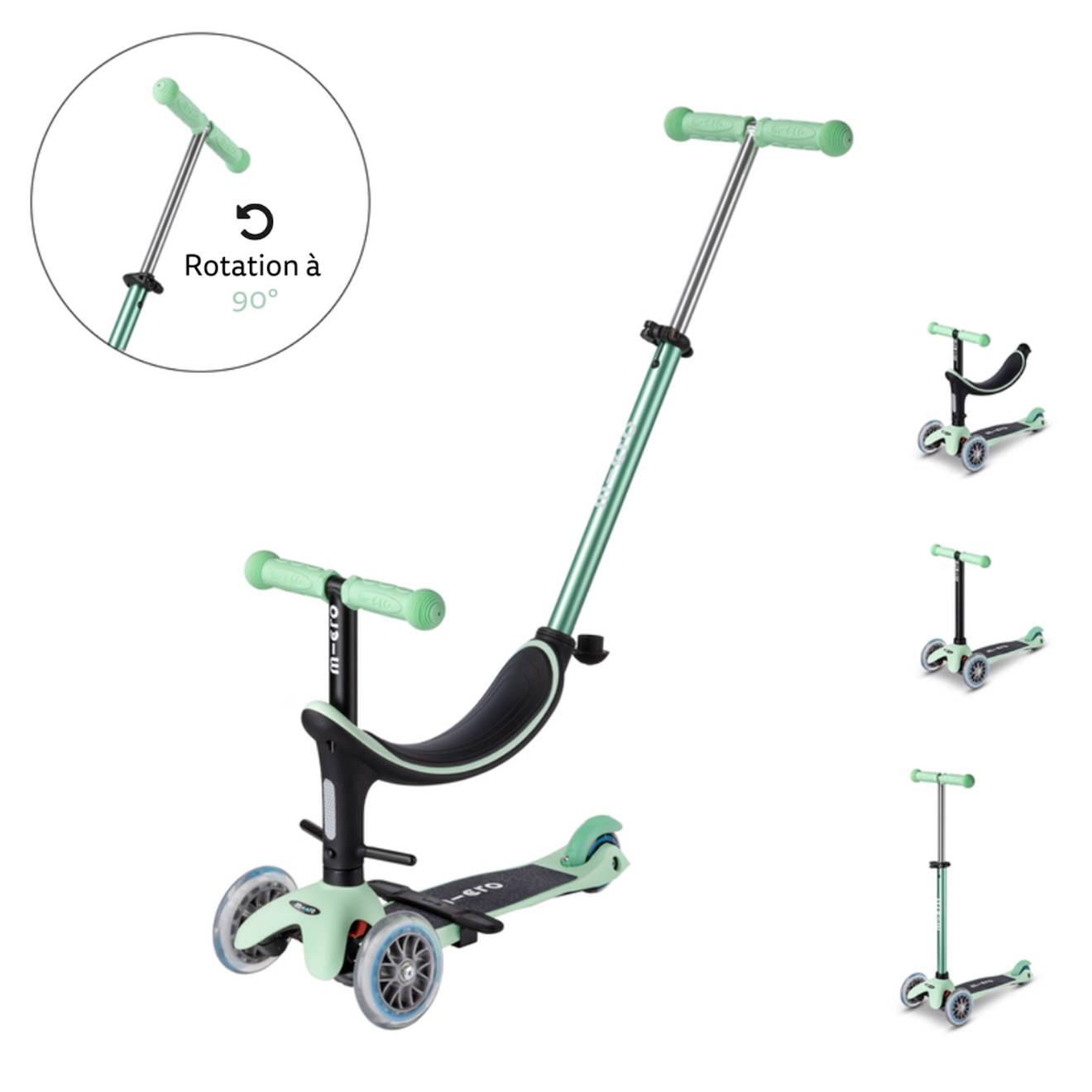 Trottinette Évolutive Mini Micro 3en1 Révolution Mint