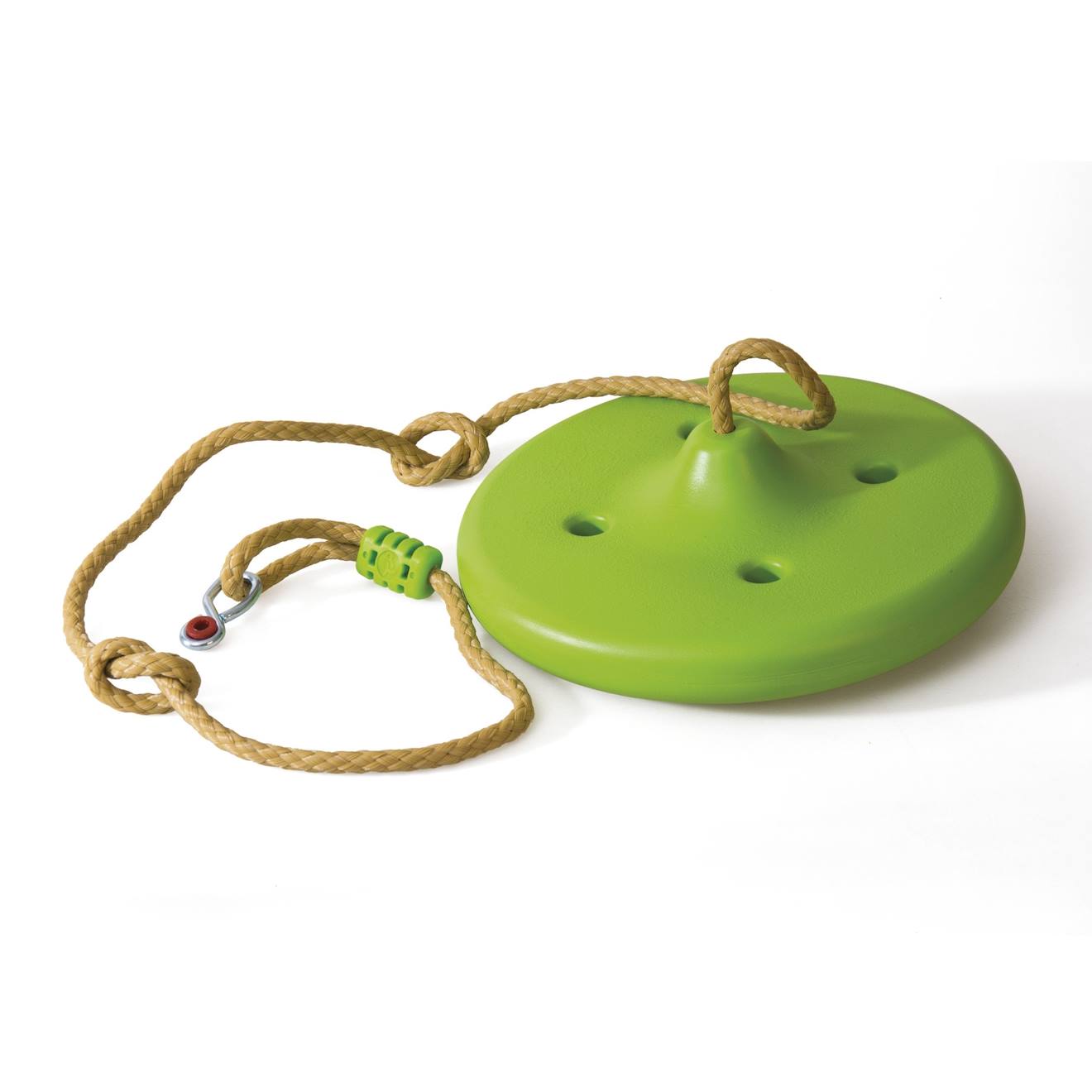 Balançoire Bouton Pour Portique Plastique H190-250cm Marron - Vert