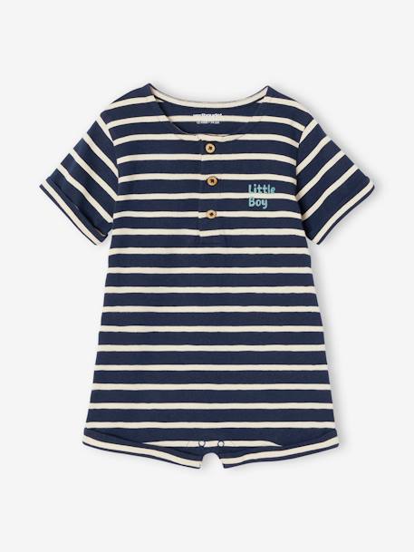 Bébé-Salopette, combinaison-Combishort imprimé bébé