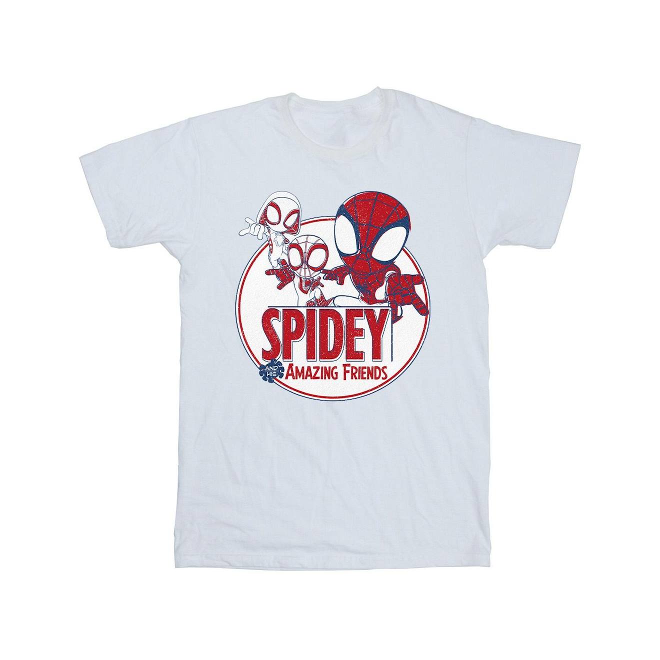 T-shirt Spidey And His Amazing Friends Coton Blanc