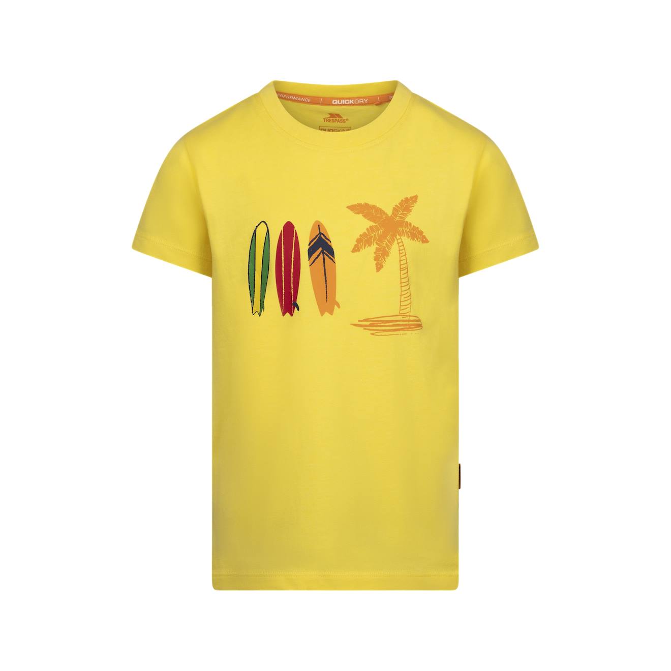 T-shirt Coton Alltown Jaune