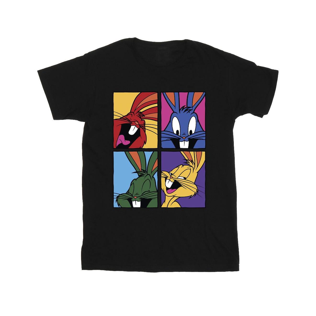 T-shirt Coton Looney Tunes Noir