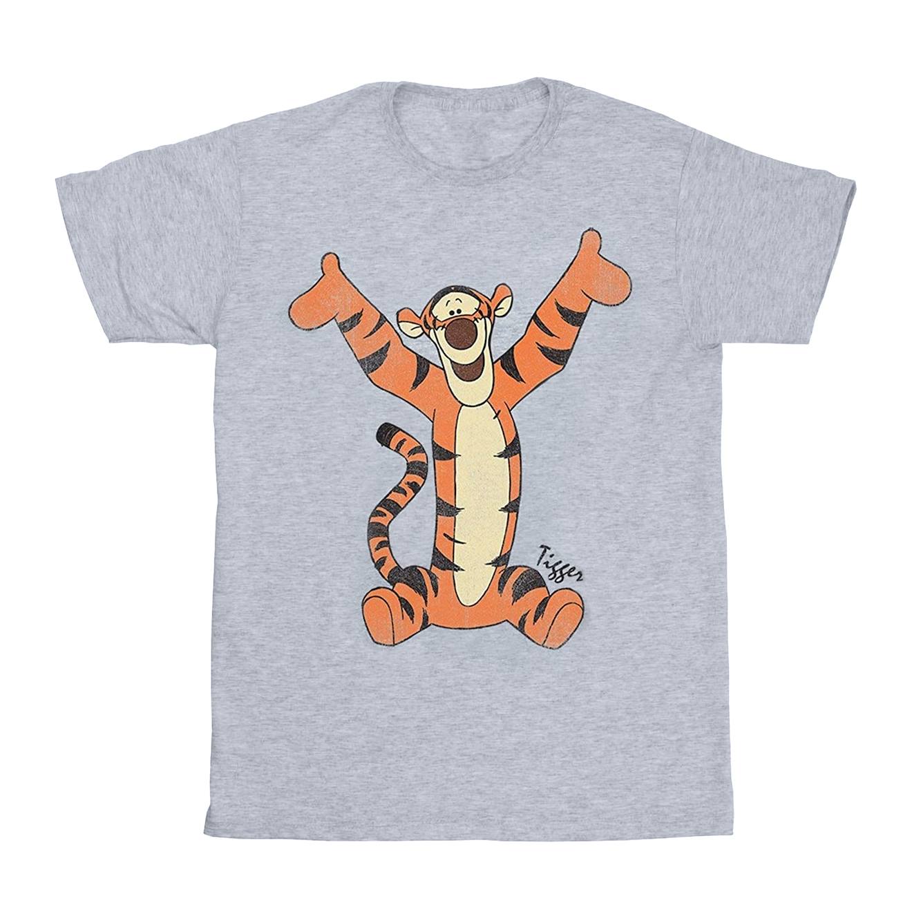 T-shirt Coton Winnie L'ourson Gris Chiné