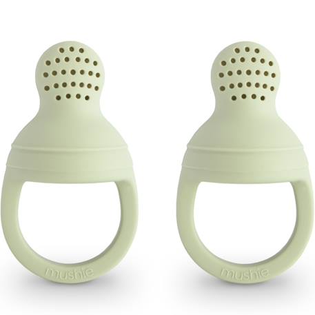 Mushie - Lot De 2 Sucette Grignoteuses Vert
