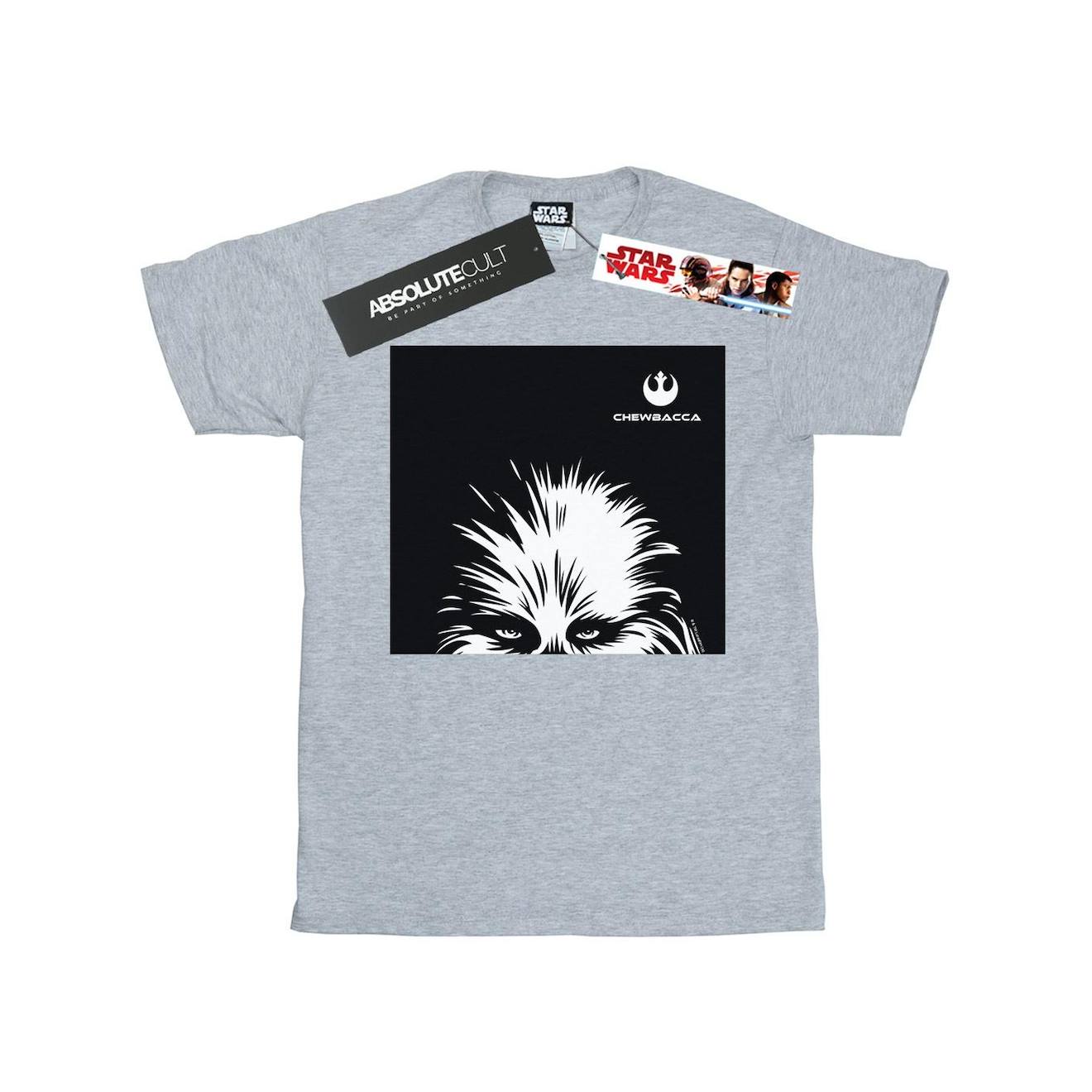 T-shirt Coton Star Wars Look Gris Chiné
