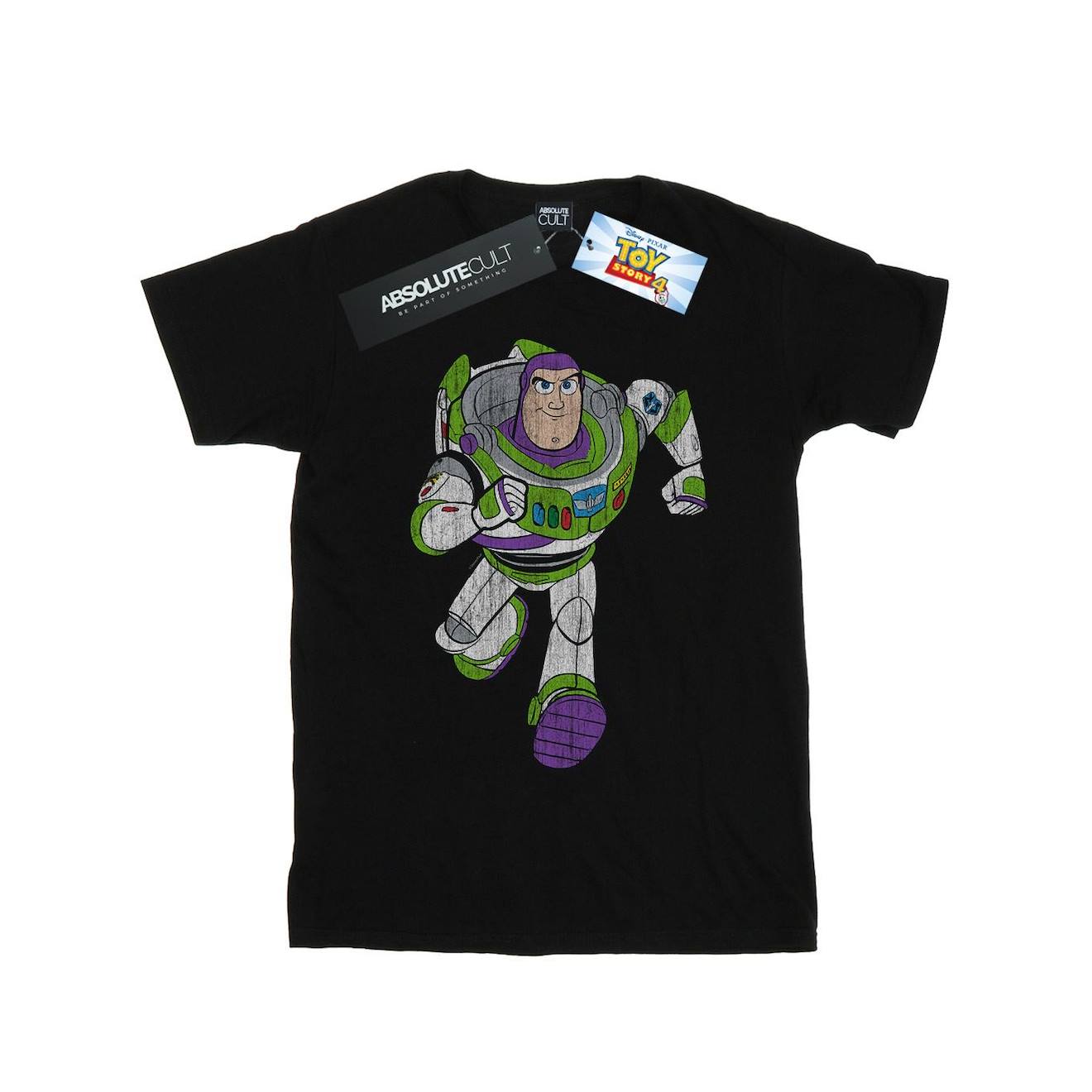 T-shirt Toy Story Coton Disney Noir