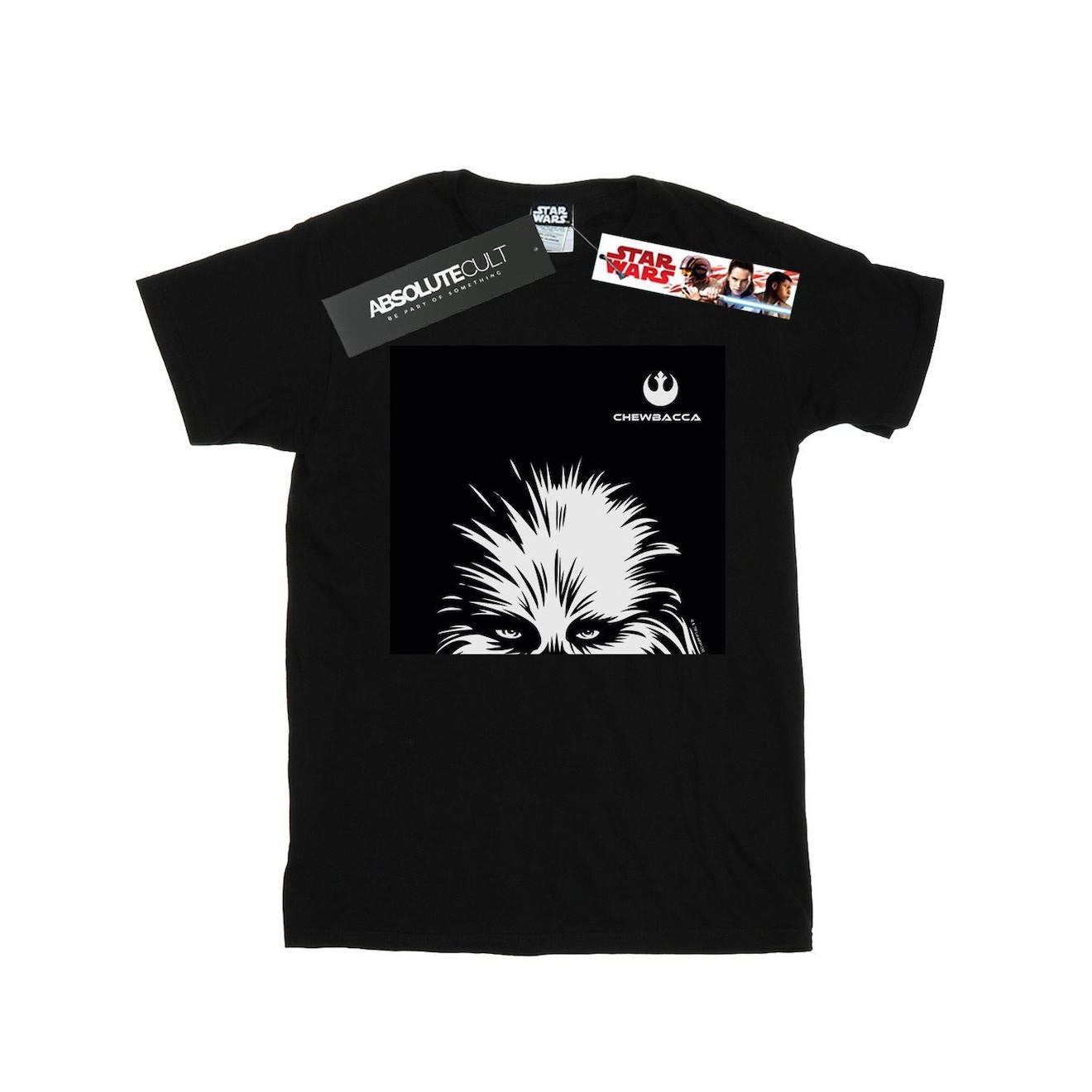 T-shirt Coton Star Wars Look Noir