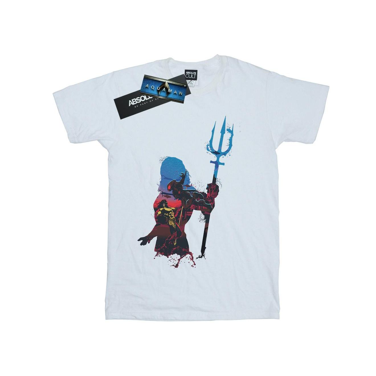 T-shirt Coton Dc Comics Blanc