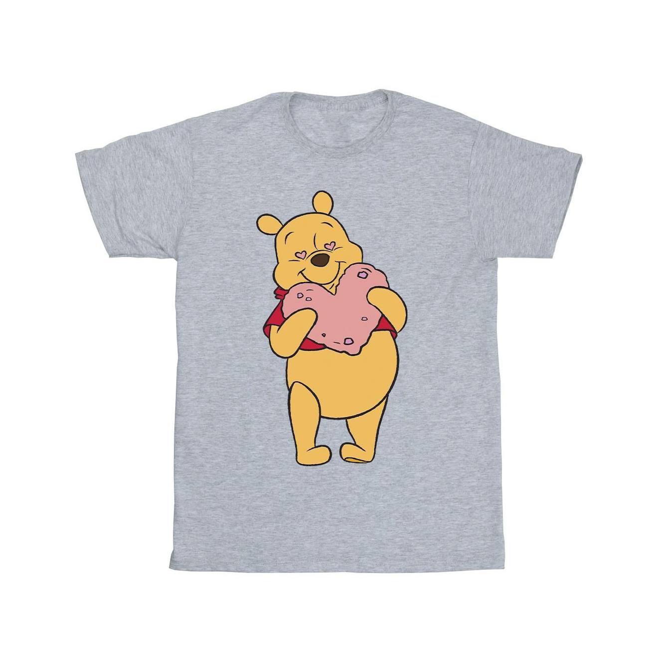 T-shirt Coton Disney Gris Chiné