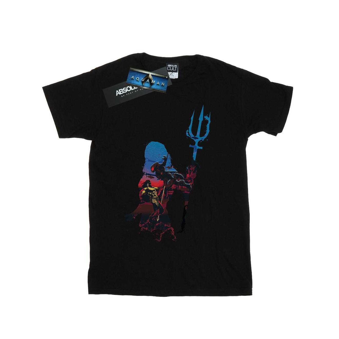 T-shirt Coton Dc Comics Noir