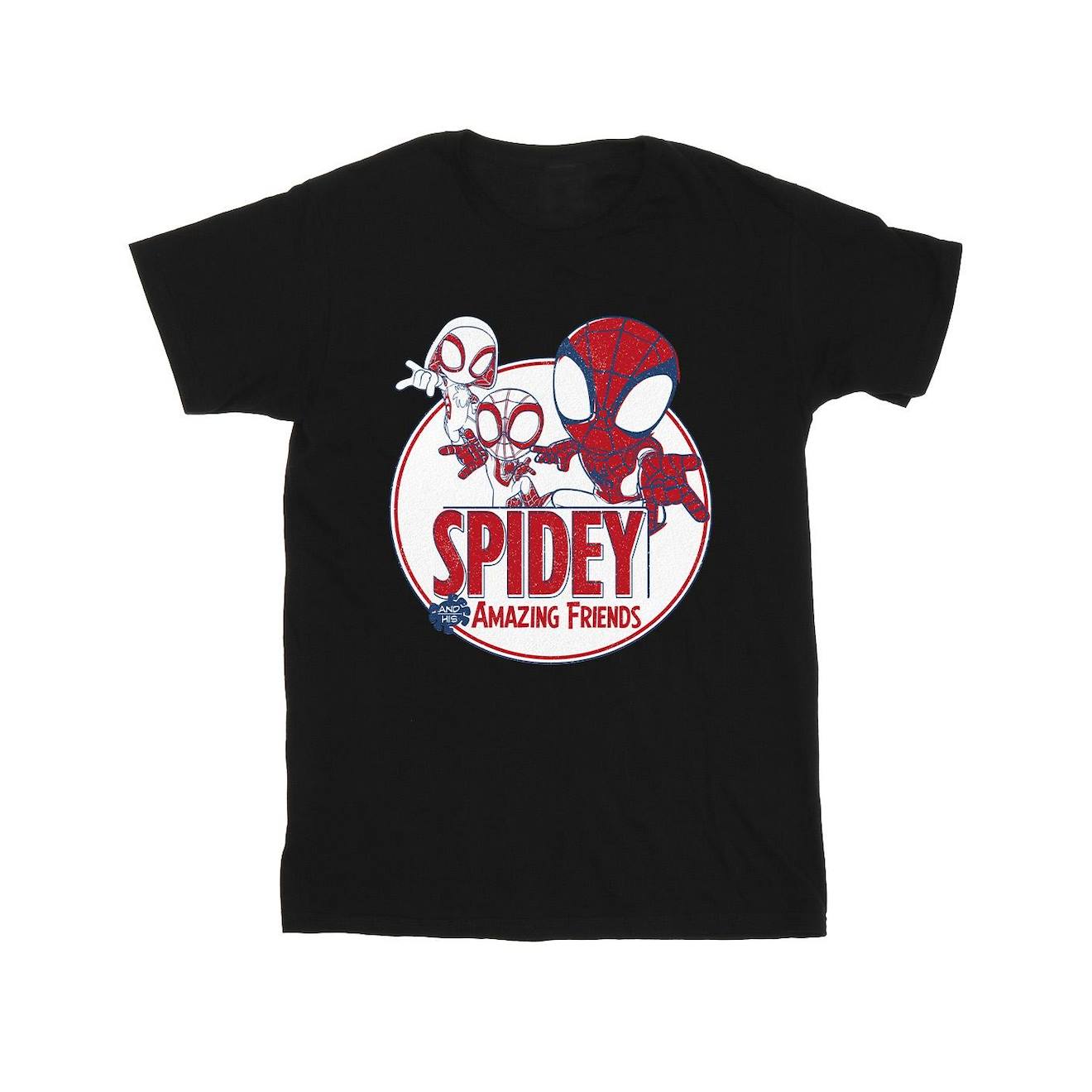 T-shirt Spidey And His Amazing Friends Coton Noir