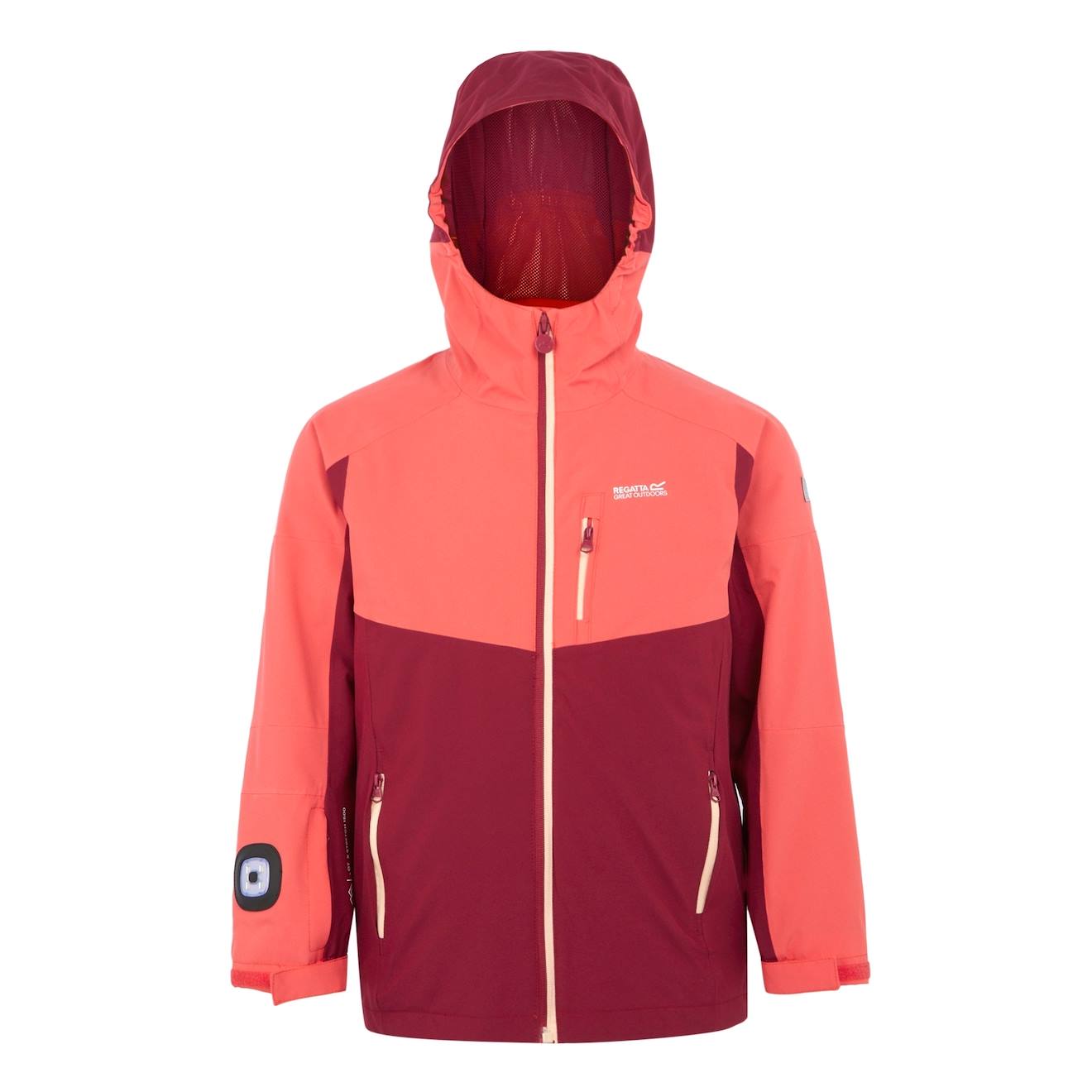 Veste Imperméable Synthétique Trekktain Rouge Foncé / Rouge Ciel