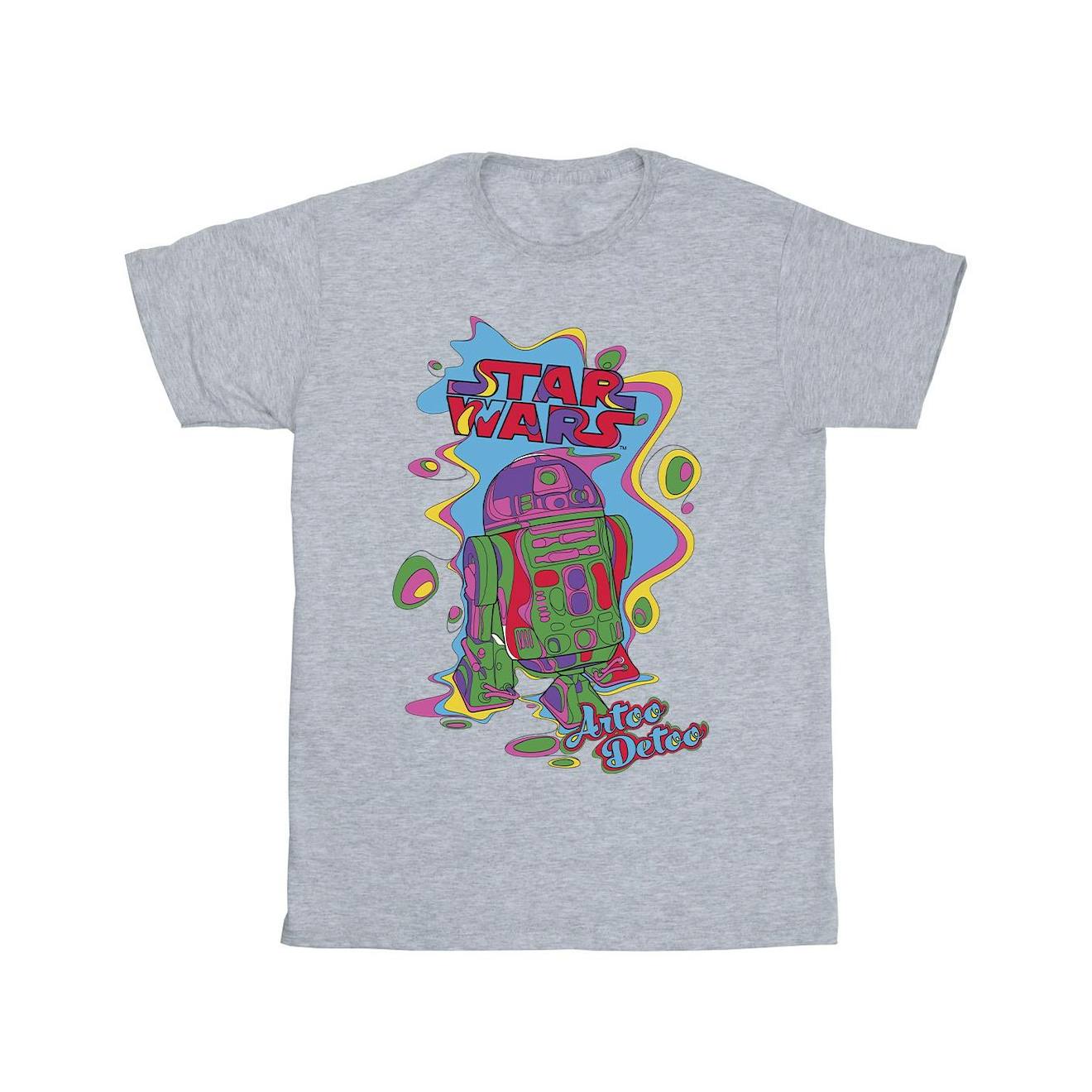 T-shirt Coton Star Wars Gris Chiné