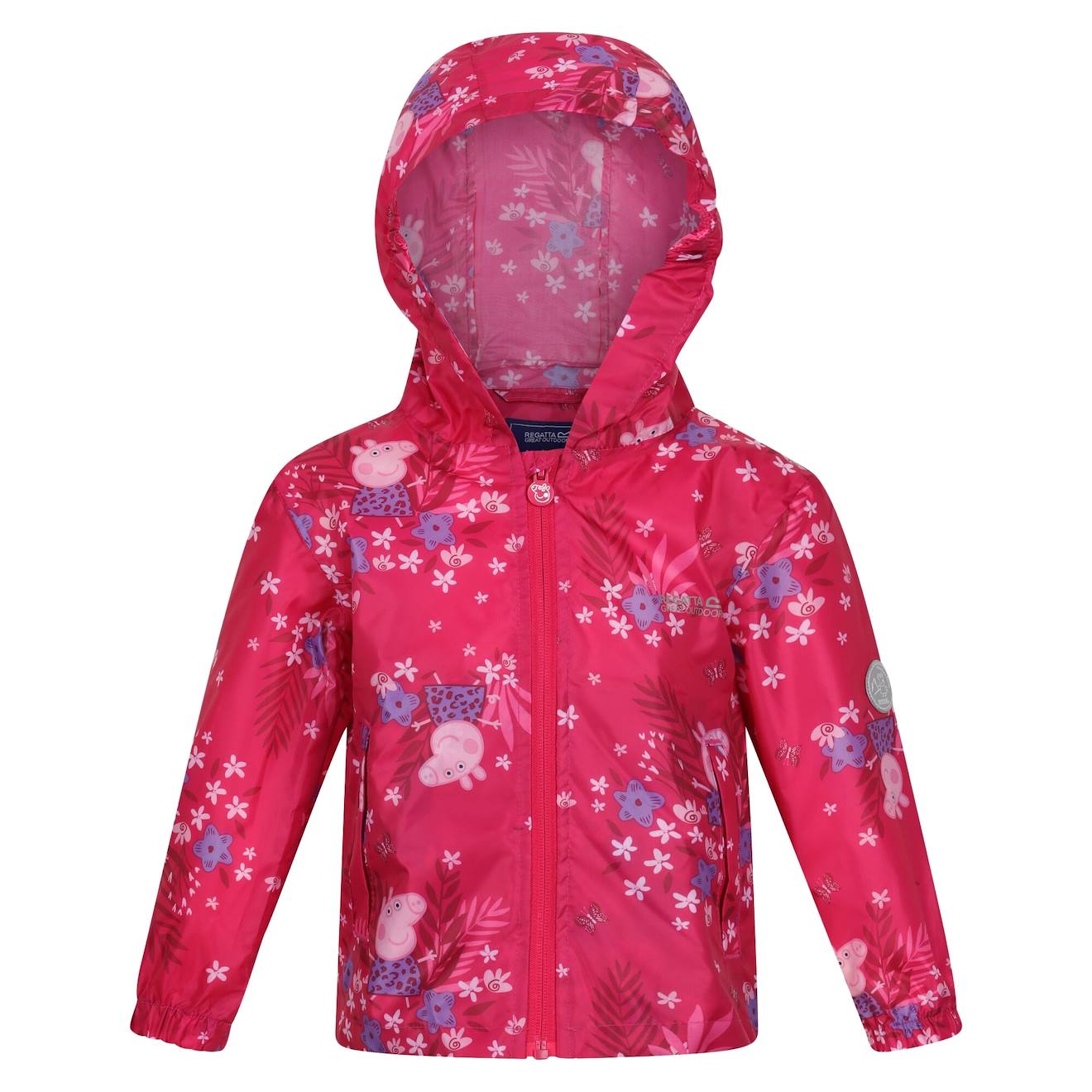Veste Imperméable Polyester Peppa Pig Rose Vif