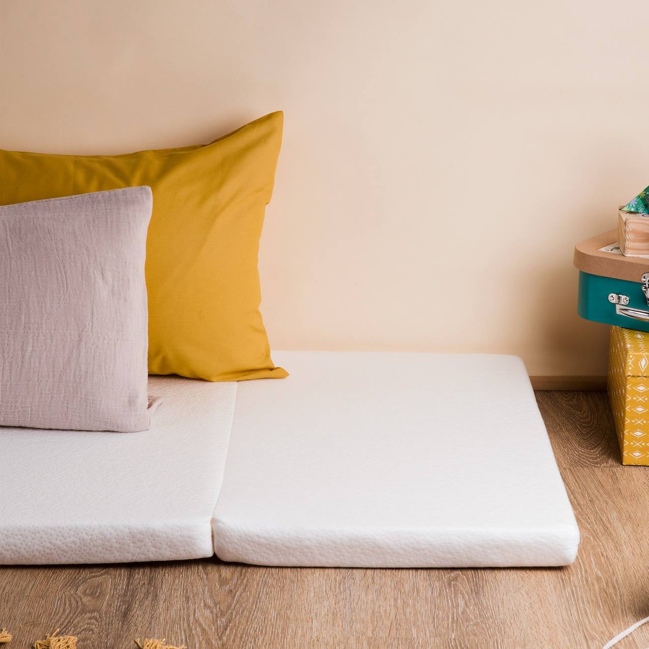 Matelas De Voyage Pliant Aloe R 60x120 Cm Blanc