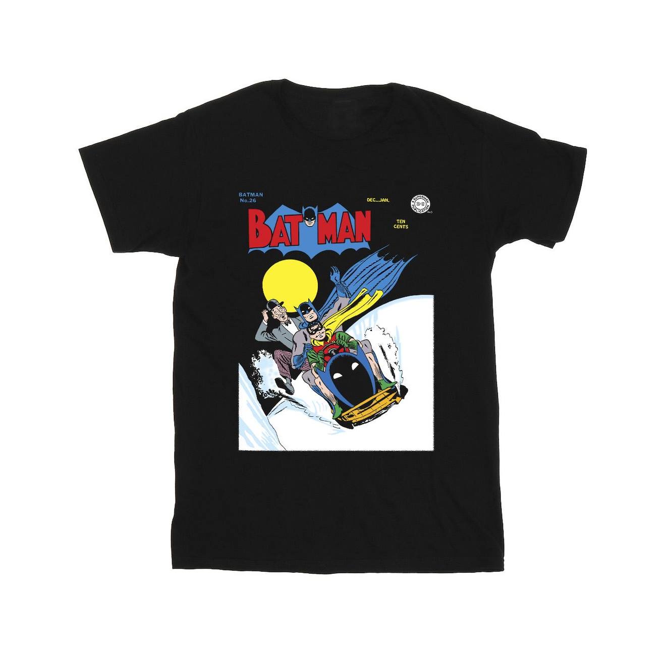 T-shirt Coton Dc Comics Noir