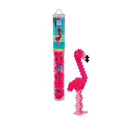 -Tube flamant rose  100 pcs