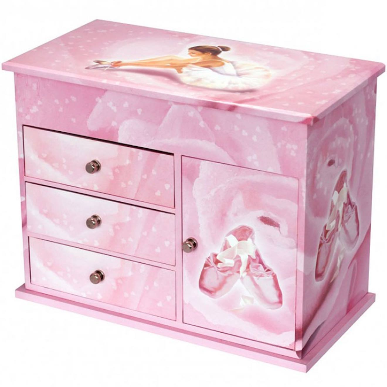 Commode À Musique Ballerine Rose Rose