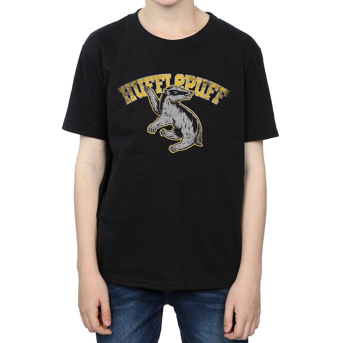 T-shirt En Coton Peigné De Qualité Supérieure Harry Potter Noir