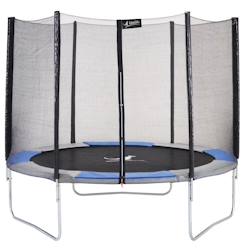 Jouet-Jeux de plein air-Aires de jeux-Trampoline rond 300cm avec filet de sécurité