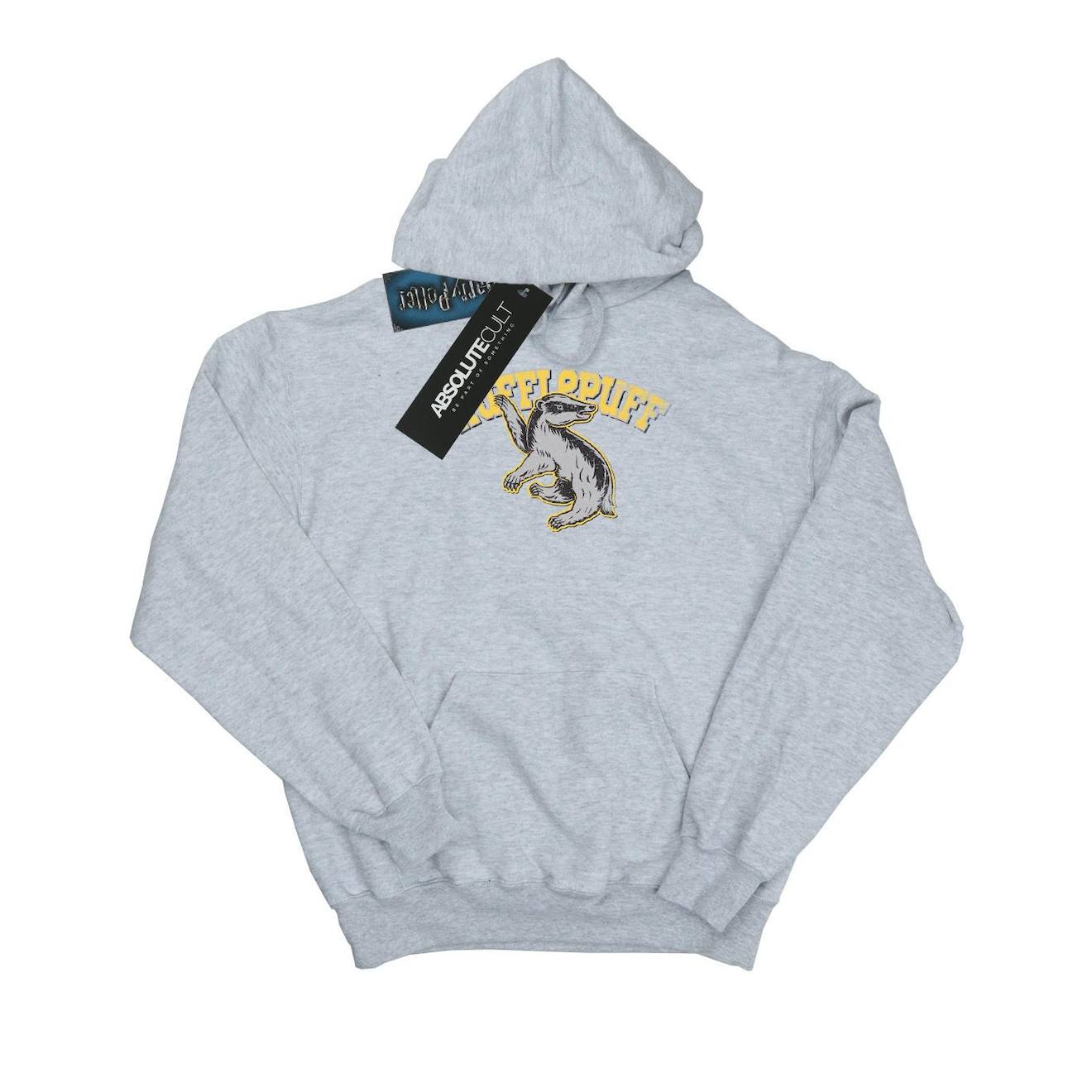 Sweat À Capuche En Coton Peigné De Qualité Supérieure Harry Potter Gris Chiné