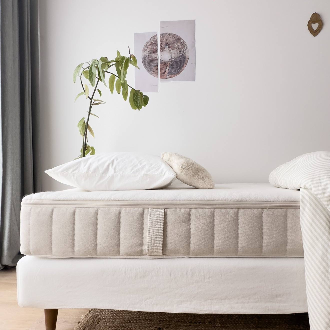 Matelas Enfant Chanvrenatura® - Epaisseur 17cm Blanc