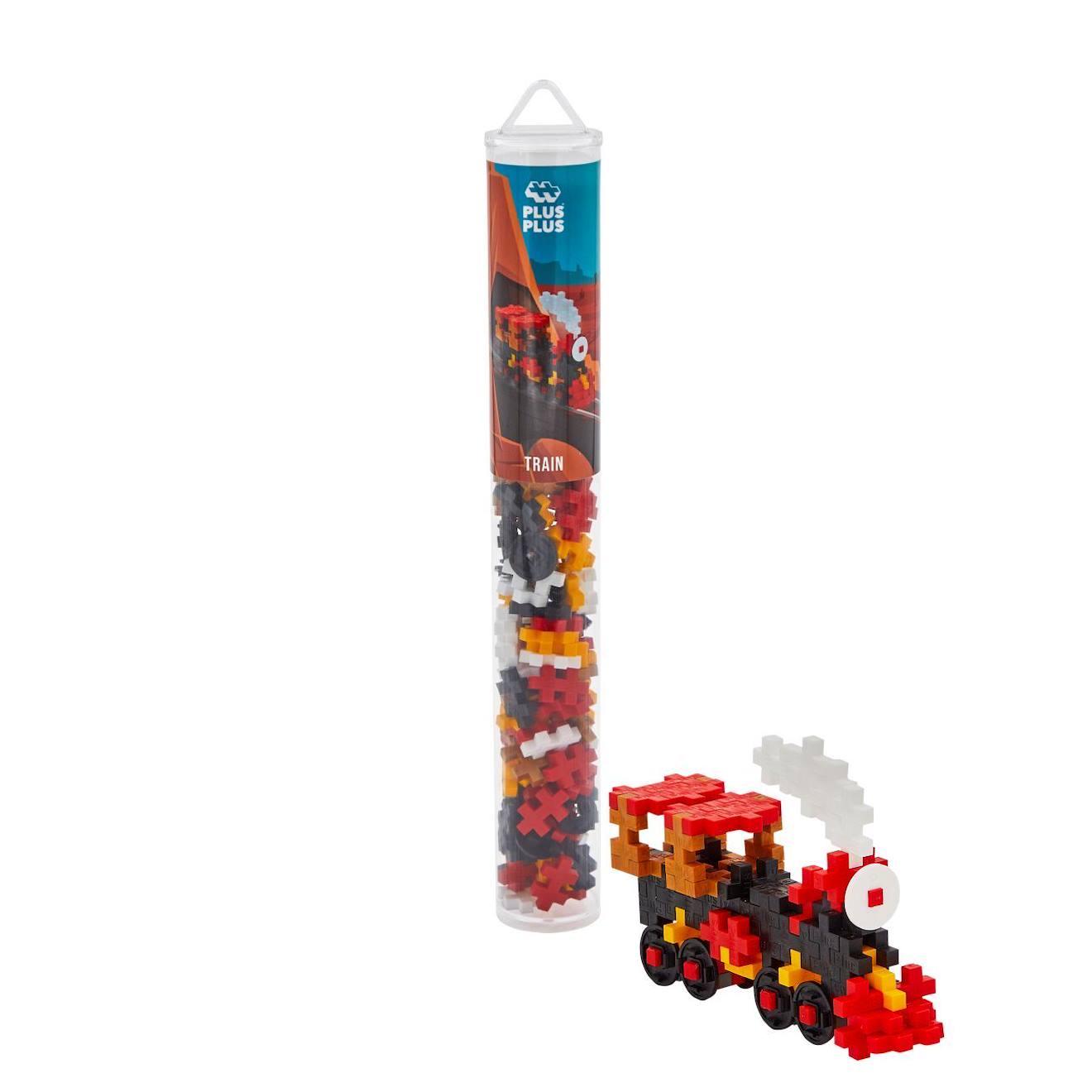 Plus Plus - Tube Train 100 Pcs Multicolore