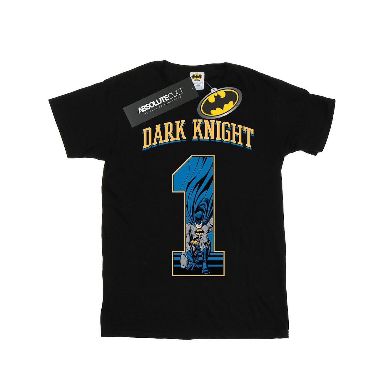 T-shirt Coton Dc Comics Dark Knight Noir