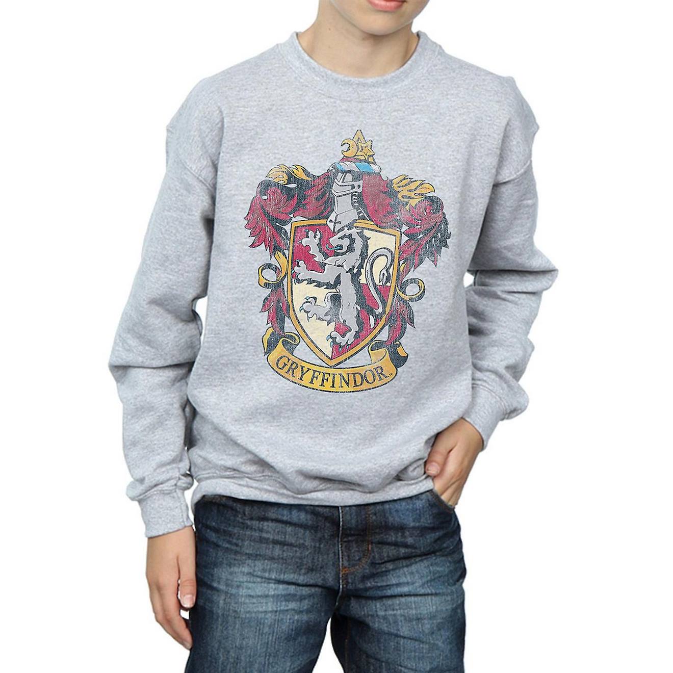Sweat Coton Harry Potter Gris Chiné