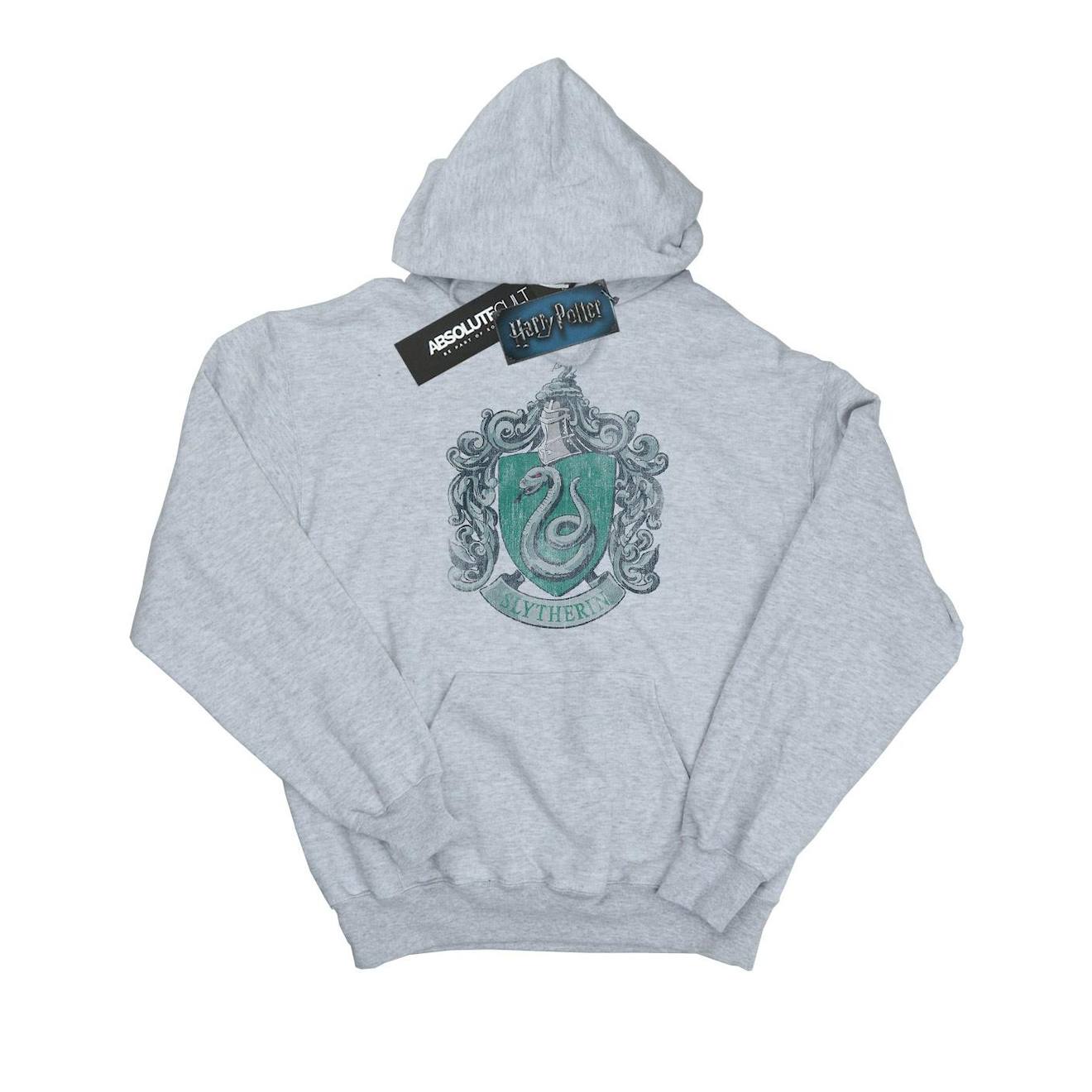 Sweat À Capuche En Coton Peigné De Qualité Supérieure Harry Potter Gris Chiné