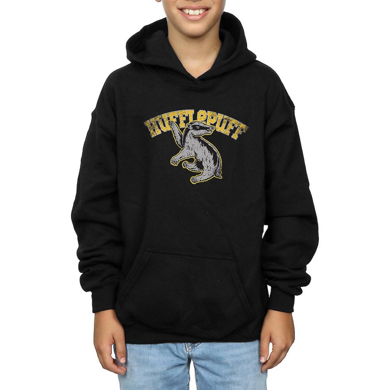 Sweat À Capuche En Coton Peigné De Qualité Supérieure Harry Potter Noir