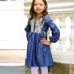 -Robe liberty  à manches longues   margot