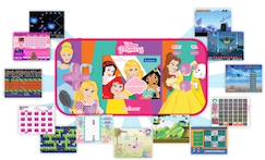 Jouet-Console de jeux portable couleur disney princesse cyber arcade pocket
