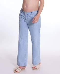 Jean de grossesse wide leg kelly mid  - vertbaudet enfant