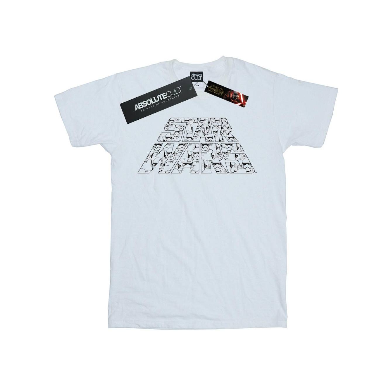 T-shirt Coton Star Wars Trooper Blanc
