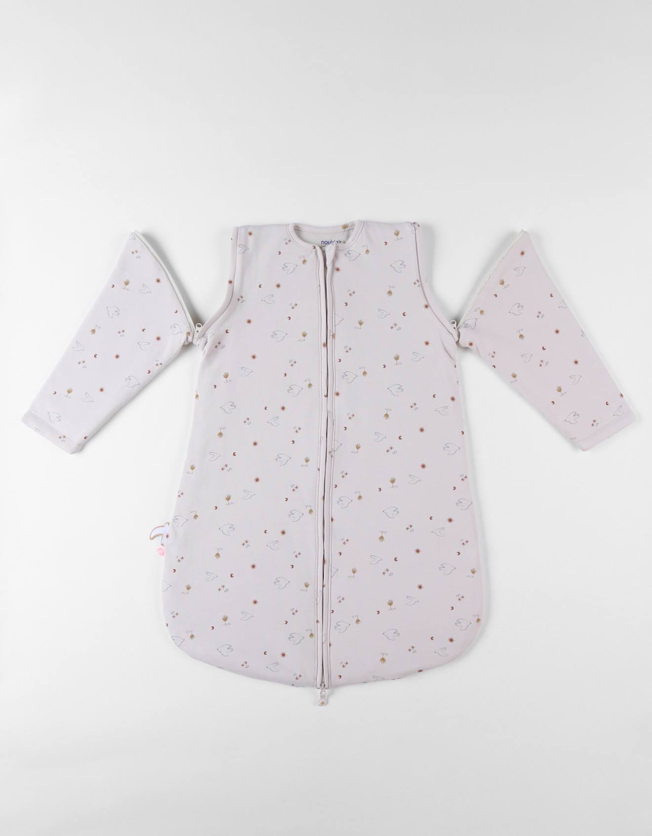 Gigoteuse Manches Amovibles En Jersey Beige