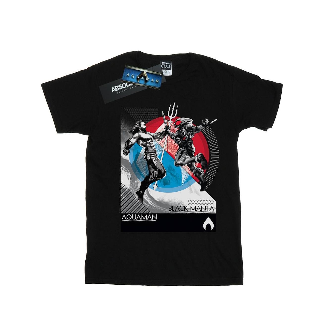 T-shirt Coton Dc Comics Noir