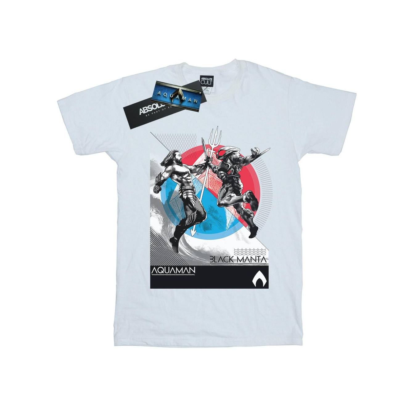 T-shirt Coton Dc Comics Blanc