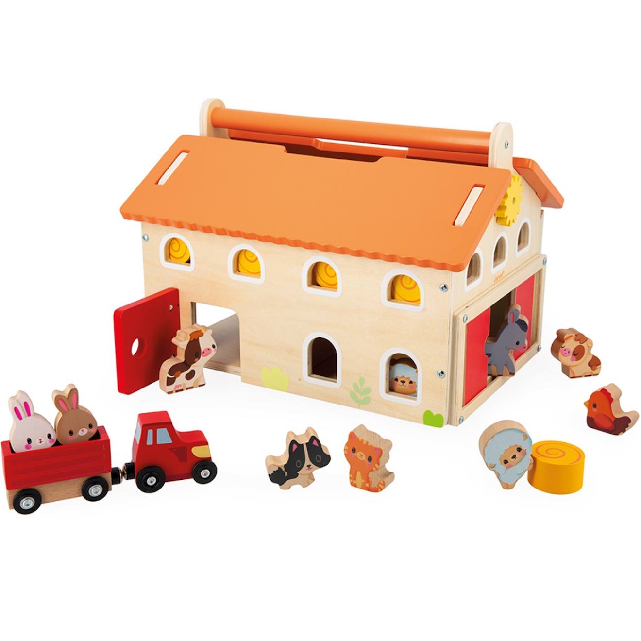 Ma Première Ferme En Bois Multicolore