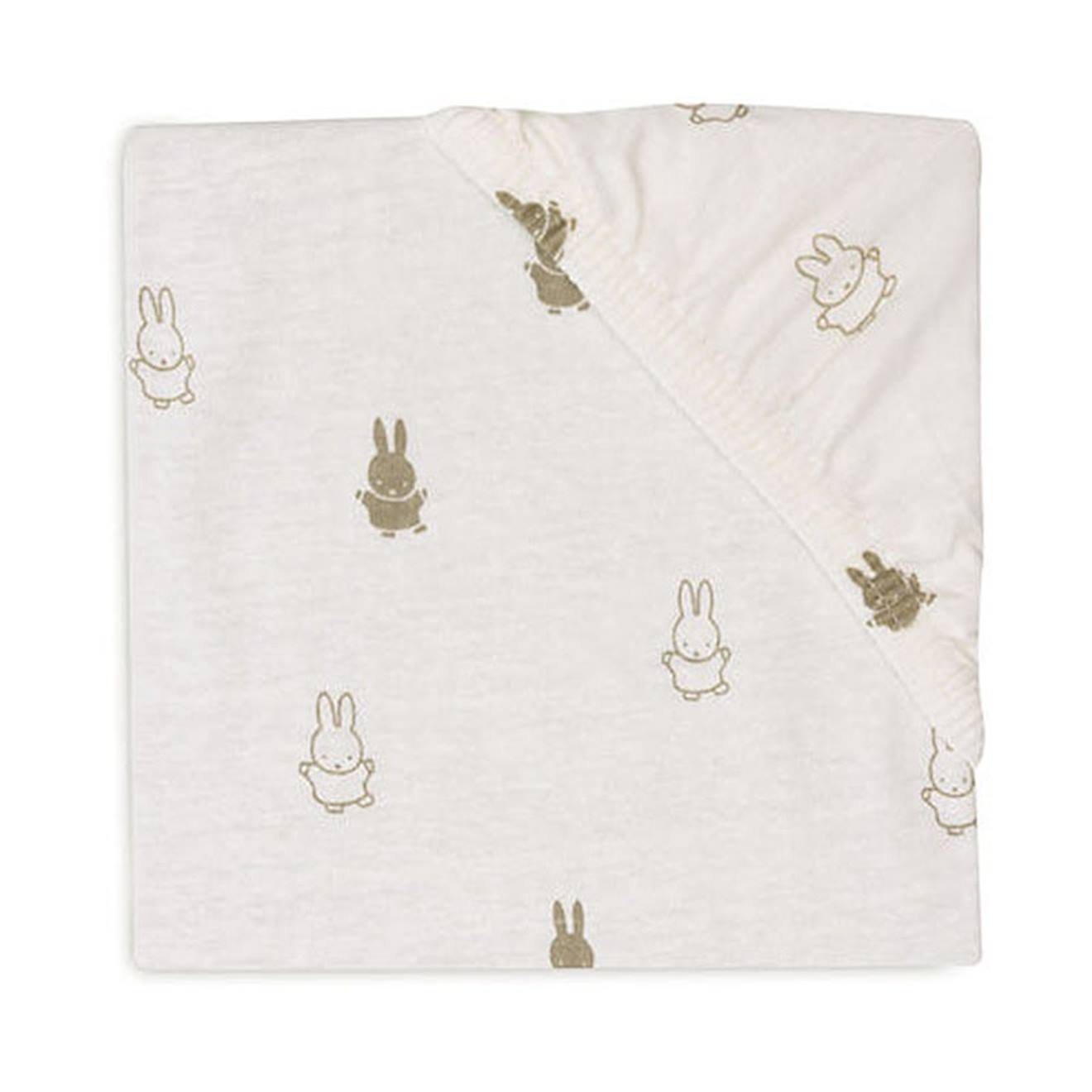 Drap Housse Jersey Happy Miffy En Coton Vert