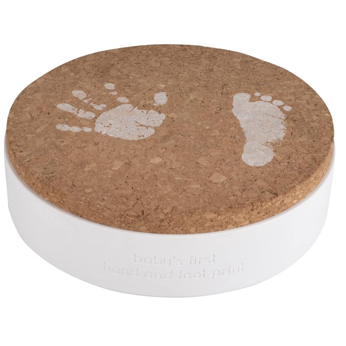 Coffret Empreinte Pied Et Main Bébé Blanc