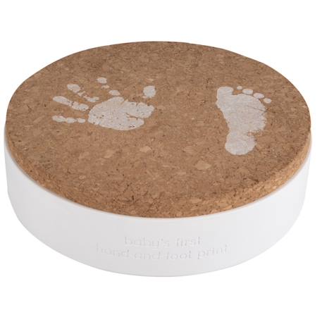 Bambam - Coffret Empreinte Pied Et Main Bébé Blanc