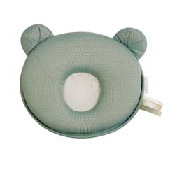 -Coussin cale tête bébé p'tit panda air+ kaki