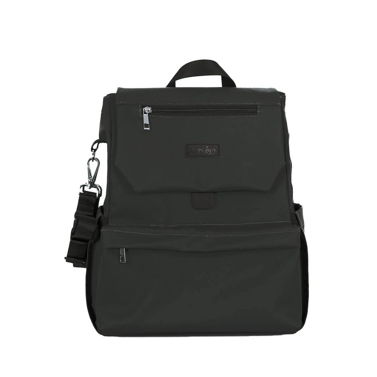 Sac À Dos À Langer Casual Waterproof - Grande Capacité Noir