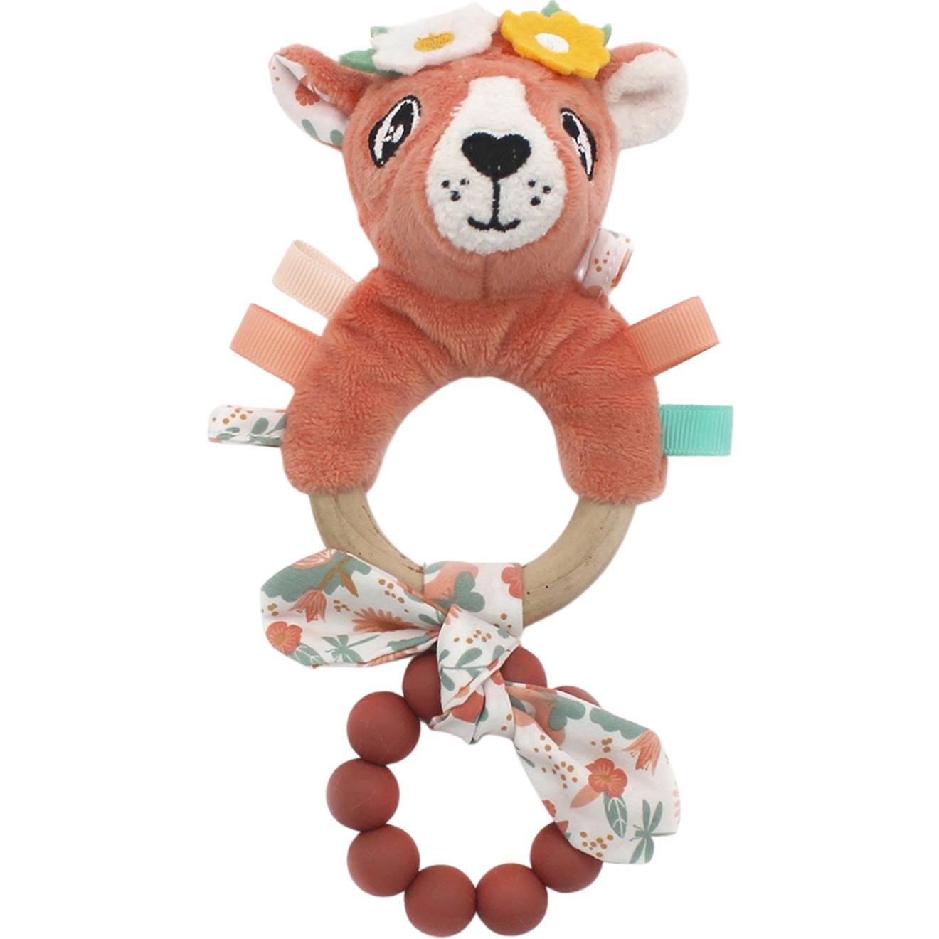 Anneau De Dentition Rose, Blanc, Noir